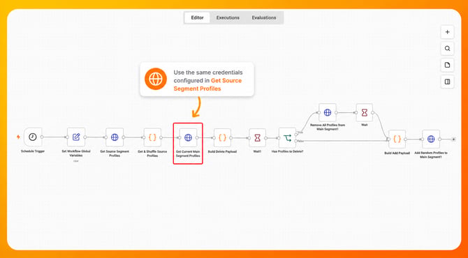 11 -  Same credentials use Get Current Main Segment Profiles