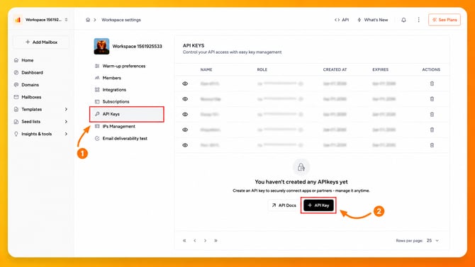 12 workspace api key clikc-1