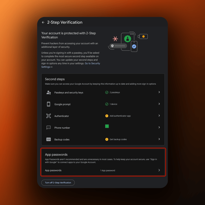 app password