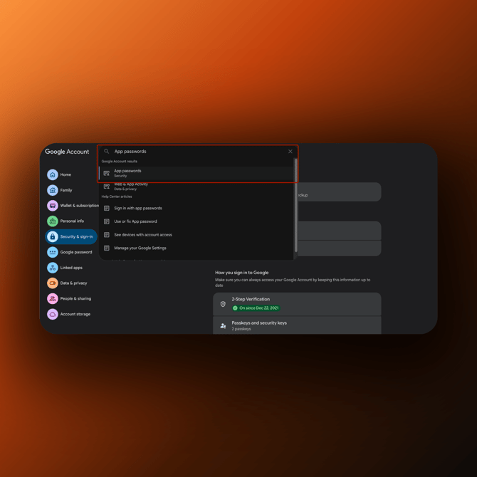 app password2